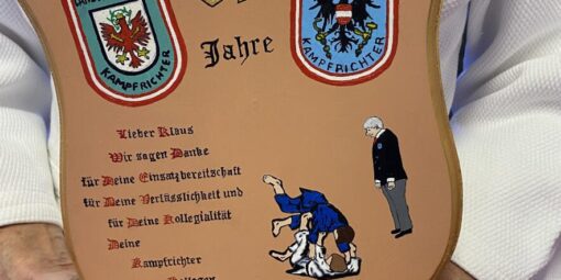 Ehrungstafel Kampfrichter Vorderseite