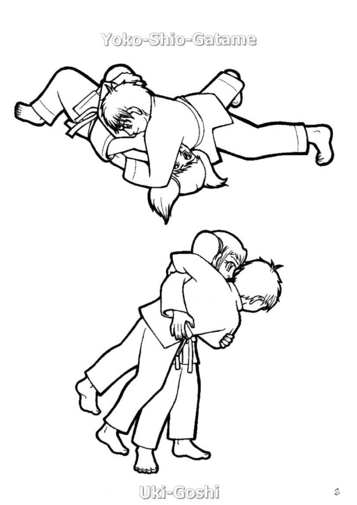 Malseite 2: Yoko-Shiho-Gatame, Uki-Goshi