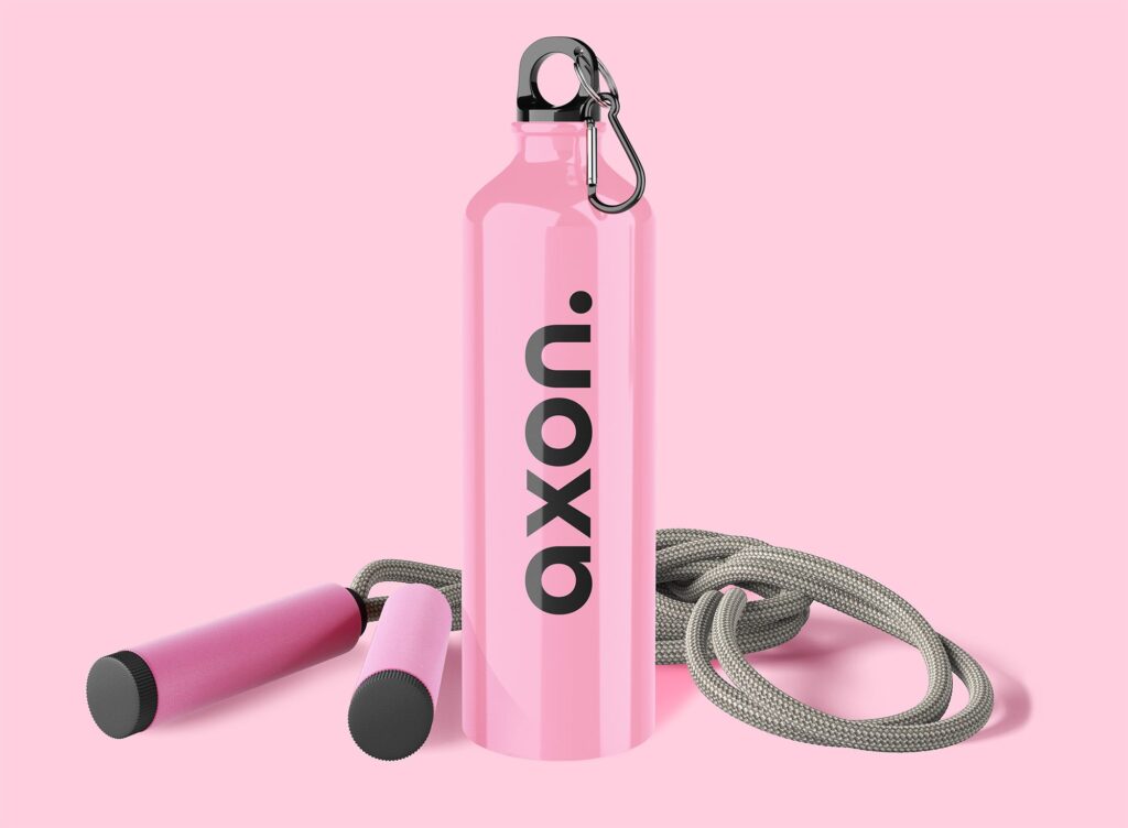 Axon Trinkflasche in rosa