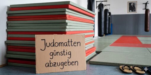 judomatten abzugeben